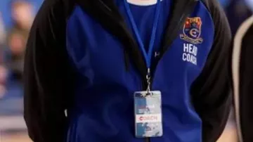 Crew Girl S01 Thomas Cadrot Head Coach Jacket worn by Coach Matt Hayden (Thomas Cadrot) in Crew Girl (S01)