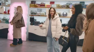 Saint Laurent Loulou Medium in Matelassé Lambskin worn by Layla Taylor as seen in The Secret Lives of Mormon Wives (S05E03)