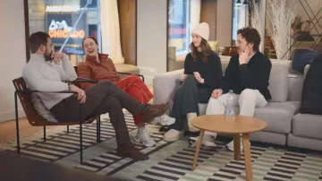 Pantalones deportivos de nylon BDG Jess usados por Whitney Leavitt como se ve en Las vidas secretas de las esposas mormonas (S05E03)