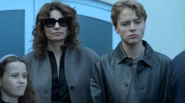 Etro Oversize-Frame Sunglasses worn by Hanneke Lemstra (Rifka Lodeizen) as seen in The Perfect Lie (S01E04)