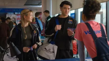 Lululemon Double-Knit Track Jacket worn by Teagan Tao (Miku Martineau) as seen in Crew Girl (S01E07)