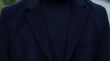 Sanders Citizen Vigilante 2026 Armie Hammer Manteau en laine noire