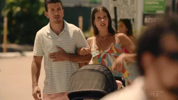 Billabong Carefree Print V-Neck Tank worn by as seen in R.J. Decker (S02E01)