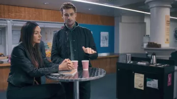 Barbour Powell Quilted Jacket worn by DI Tom Radley (Douglas Booth) as seen in The Blame (S01E01)