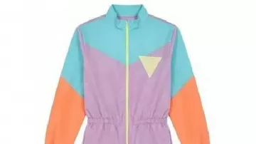 Combinaison vintage Colorblock des années 80 pour Halloween