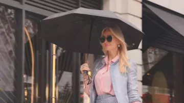 Chloé Eyewear Ch0031s Round Frame Sunglasses worn by Amanda Cronin as seen in The Real Housewives of London (S02E01)