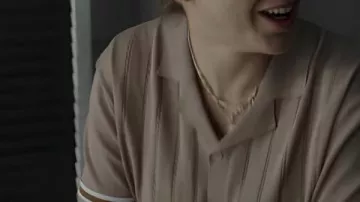 Brown Knit Polo Shirt worn by Taylor Swift in Patient Zero (Official Lyric Video)