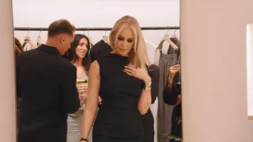 Tove Giuliana Cotton-Blend Asymmetric Top worn by Amanda Cronin as seen in The Real Housewives of London (S02E03)