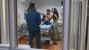 Collina Strada Cotton Twill Lawn Skirt Cargo Pant worn by Amina (Alexis Chikaeze) as seen in All American (S08E13)