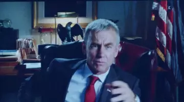 The american eagle in the office of the Secretary of defense in The Whispers