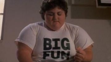 The "Big Fun" t-shirt worn by Martha Dunnstock / Dumptruck (Carrie Lynn) in the film Fatal Games
