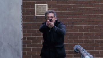 The jacket of Asset (Vincent Cassel) in Jason Bourne