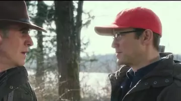 Red cap of Edward Snowden (Joseph Gordon Levitt) in Snowden