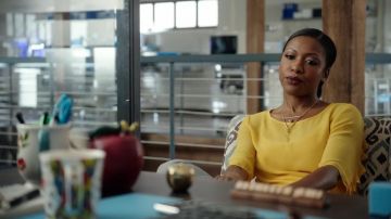 The top yellow BCBGeneration of Pippy Rosewood (Gabrielle Dennis) in Rosewood