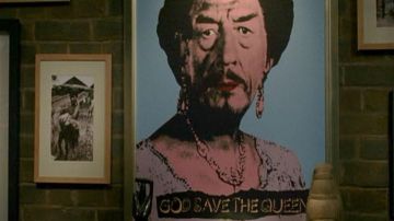 The table "God Save The Queen" in V for Vendetta