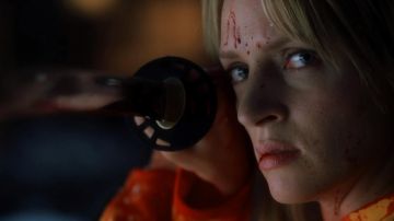 Katana / Mamba Negra de Beatrix Kiddo (Uma Thurman) en Kill Bill: Volumen 1