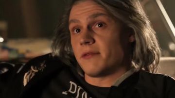 Le blouson teddy El Thiiird de Peter Maximoff (Evan Peters) dans X-Men: Days of Future Past