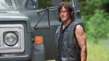 La camiseta sin mangas de cuero de Daryl Dixon (Norman Reedus) en The Walking Dead