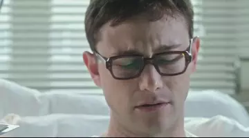 Glasses of view of Edward Snowden (Joseph Gordon Levitt) in Snowden