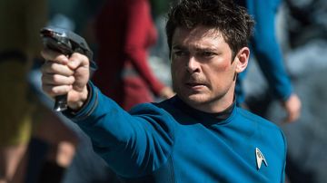 The phaser of Leonard McCoy (Karl Urban) in Star Trek Beyond