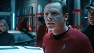 The red uniform Starfleet Scotty (Simon Pegg) Star Trek Beyond