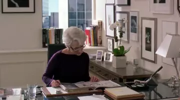 la console verte de Miranda Priestly (Meryl Streep) dans Le diable s'habille en Prada