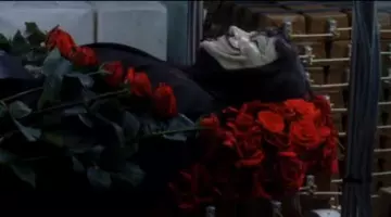 The pink Scarlet Carson in V for Vendetta