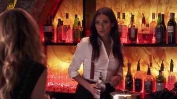 Black pants Sandro Emily Field on Pretty Little Liars