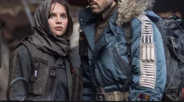 the jacket and the vest Jyn Erso (Felicity Jones) in Rogue One: A Star Wars
