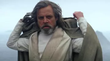El vestido Jedi de Luke Skywalker (Mark Hamill) en Star Wars VII: El Despertar de la Fuerza