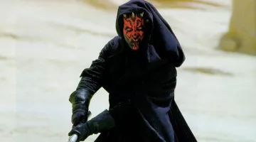 Le costume de Dark Maul / Darth Maul (Ray Park) dans Star Wars Episode I : La Menace Fantôme