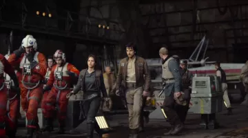 The tan pants of Cassian Andor (Diego Luna) in Rogue One : A Star Wars Story