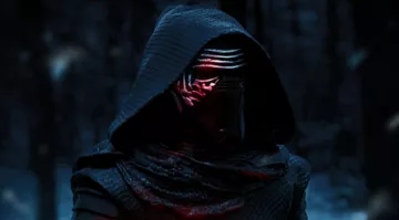 l'écharpe de Kylo Ren (Adam Drvier) dans Star Wars VII : Le réveil de la force