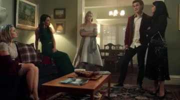 Noir sequin robe maxi porté par Veronica Lodge (Camila Mendes) à Riverdale Saison 1 Épisode 12