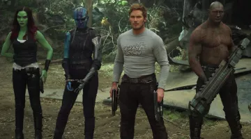 Las réplicas de Star-Lord's Quad Blaster (Chris Pratt) en Guardianes de la Galaxia Vol. 2