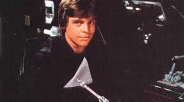 El atuendo de Luke Skywalker (Mark Hamill) en Star Wars VI: Return of the Jedi