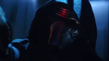 Le maasque de Kylo Ren (Adam Driver) dans Star Wars VII : Le réveil de la force