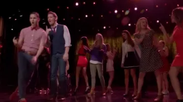 the polka dot dress of Quinn Fabray (Dianna Agron) in Glee S05E13