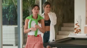 Bata kimono de leopardo naranja Ulivary llevada por Carole Radziwill tal como se ve en Las verdaderas amas de casa de Nueva York (S16E06)