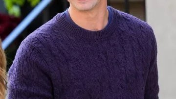 Cable Knit Sweater worn by Brock Cunningham (Stephen Kalyn) in The Housemaid's Secret