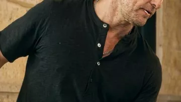 Brothers S01 Matthew Black Henley Shirt