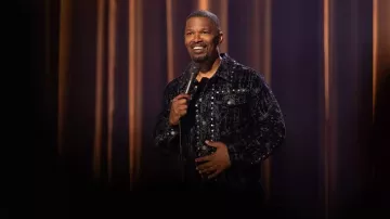 Chaqueta vaquera negra de camionero (Jamie Foxx) en Jamie Foxx: Cuídate