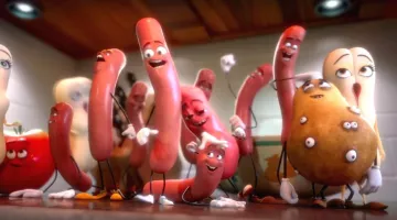 The replica of the character in Sausage Party