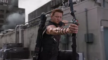 Chaqueta de cuero de Hawkeye (Jeremy Renner) en Avengers