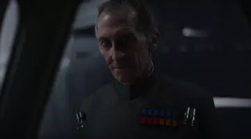 The badge of Wilhuff Tarkin (Guy Henry) in Rogue One : A Star Wars Story