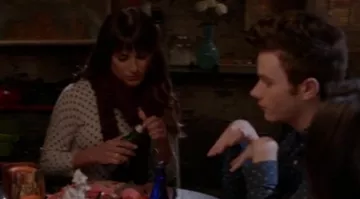 the sweater polka dot rachel berry (Lea Michele) in Glee S05E15
