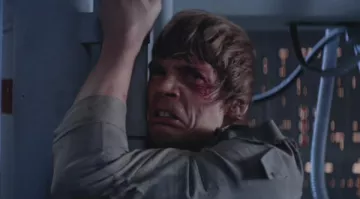 la combinación de Luke Skywalker (Mark Hamill) en Star Wars V: Empire Strikes Back