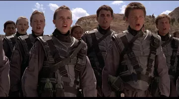 Le patch de l'uniforme dans Starship Troopers