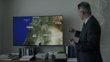The Samsung television in House of Cards