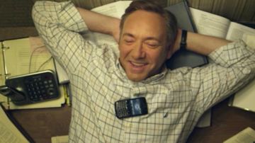 The Blackberry 9900 of Frank Underwood (Kevin Spacey) in House of Cards